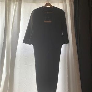 Olive green express short jacket suit